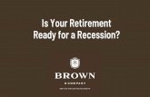 Is Your Retirement Ready for a Recession?€¦ · Dalbar 2016 Quantitative Analysis of Investor Behavior Study, S&P 500, consumer price index, Citigroup BIG Treasury Bill. Average