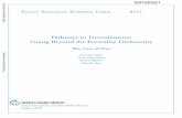 Pathways to Formalization: Going Beyond the Formality ... · the business and labor fronts, and firms may not be able or willing to formalize all at once. This paper explores the