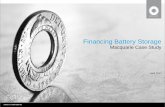 Financing Battery Storage - Amazon Web Services · Financing Battery Storage. Macquarie Case Study. ... Dec 2014: AMS secures four energy storage capacity contracts from SCE ( 50