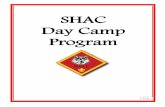 SHAC Day Camp Program · Table of Contents Overview ..... 4