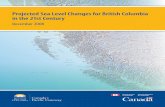Projected sea level changes for British Columbia in the 21st century · 2008-12-19 · December 2008 Library and Archives Canada Cataloguing in Publication Bornhold, Brian D Projected