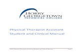 Physical Therapist Assistant Student and Clinical Manual · 2019-10-11 · HGTC Physical Therapist Assistant Student and Clinical Manual Page 3 HGTC PTA Student We are delighted that