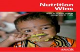Nutrition Wins - POSHAN · 2014-06-02 · implementation plans of India’s flagship programmes for child survival, growth and development, namely the Integrated Child Development