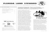 florida land steward - University of Florida · ucts and include: 1. Ecosystem ecol-ogy/silviculture, 2. Genetics, 3. Mod-eling and 4. Economics. In addition to the research, there