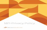 MPI Privacy Policy - MicroSourcing · MPI Privacy Policy 8 Purpose of Collecting Personal Information MicroSourcing mainly collects personal information from the following: a. Our