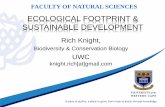 ECOLOGICAL FOOTPRINT & SUSTAINABLE DEVELOPMENTplanet.uwc.ac.za/nisl/...ecological_footprint_sustainable_developmen… · ECOLOGICAL FOOTPRINT & SUSTAINABLE DEVELOPMENT FACULTY OF