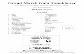 EMR 11198 Grand March from Tannhäuser - edrmartin.com March (Widor) March Of The Toy Soldiers (Pierné) March from Faust (Gounod) Nutcracker March (Tchaikovsky) Hungarian March (Berlioz)