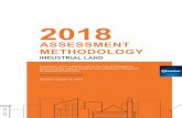 2018 Assessment Methodology - Industrial Land€¦ · Valuation Model Valuation procedures are predicated on groups of comparable properties Subject property is the focus of the valuation.