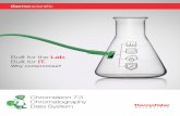 Chromeleon 7.3 Chromatography Data System...Everyone knows that Thermo Scientific Chromeleon 7 Chromatography Data System (CDS) is easy-to-use and brings lab-friendly compliance. Now