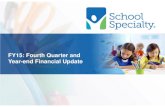 FY15: Fourth Quarter and Year-end Financial Update - FY15 Year-end Investor...FY15 – A Transformational Year to Drive Shareholder Value . 3 ... Supply Chain Merchandising Customer