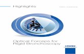 Highlights - Karl Storz SE · 2020-02-13 · Highlights Optical Forceps for Rigid Bronchoscopy | 3/2018 Rigid bronchoscopy has been performed for more than 100 years, and in the course
