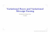 Variational Bayes and Variational Message Passing Variational Bayes and Variational Message Passing