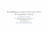 Everything you need to know about NCLT & its appellate Tribunaldrrajkumaradukia.com/image/Dr_Adukia_NCLT.pdf · Everything you need to know about NCLT & its Appellate Tribunal Dr.