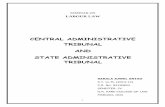 CENTRAL ADMINISTRATIVE TRIBUNAL AND STATE ADMINISTRATIVE ... · 1 seminar on labour law central administrative tribunal and state administrative tribunal sarala juwel antao s.y. ll.m.