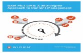 DAM Plus CMS: A 360-degree Approach to Content Managementchuckfrey.com/wp-content/portfolio/360-Degree-Content-Managemen… · DAM Plus CMS: A 360-Degree Approach to Content Management