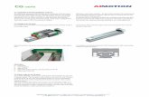Linear guideways CG series-serie - Lineairegeleiding · ZO Light preload 0 – 0.02 C dyn Constant load direction, little vibration, lower accuracy needed Transport technology Automatic