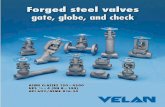 Forged steel valves - Zenith Supply · Forged steel valves. gate, globe, and check. ASME CLASSES 150 – 4500 NPS ¼ – 4 (DN 8 – 100) API 602/ASME B16.34. CAT-SFV-11-15.indd 1