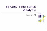 STAD57 Time Series Analysissdamouras/courses/STAD57H3_W13/Lecture 21... · Time Domain In time domain, goal is to model evolution of series in time, as function of its past Already