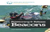 Positioning & Release Beacons - Applied Acoustics€¦ · Fatboy beacons are ideal for deep water operations, acoustically challenging environments, and applications requiring long