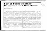 SOVIET FORCE POSTURE: DILEMMAS AND DIRECTIONS · title: soviet force posture: dilemmas and directions subject: soviet force posture: dilemmas and directions keywords