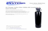 Air Charger Sulfur Filter 5900e-AIR Installation & Start ... · Air Charger Sulfur Filter 5900e-AIR Installation & Startup Guide Air Charger Sulfur Filter 5900e-AIR Installation &
