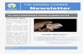 THE MINING CORNER Newsletter - Pierre Ratcliffepratclif.com/mines-ceseco2015/MINING Newslertter Final-May.pdf · Since 1999, the mineral export kept a steady growth upward trend over