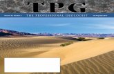 Volume 52, Number 3 The Professional Geolo GisT Jul.Aug ...96.93.209.186/StaticContent/3/TPGs/2015_TPGJulAugSep.pdf · David Abbott, CPG-4570, Ron Wallace, CPG-8153, Keri Nutter,