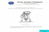 OPERATOR'S MANUAL Model 23 or 24 Belt Drive Electric Seam er files/DIXIE CANNER COMPANY 23... · Model 23-500 (shown) OPERATOR'S MANUAL Model 23 or 24 Belt Drive Electric Seam er