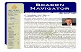 Beacon Navigator · rested and refreshed, ready to resume Beacon College’s rigorous academic programs. Finally, to each of you, on behalf of the Board of Trustees, I wish you safe