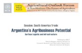 Session: South America Trade Argentina’s Agribusiness ... · 2015/16 to 2025/26 Baseline 2017 Agricultural Outlook Forum USDA - Argentina's Agribusiness Potential 24/02/2017 3 Source: