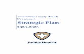 Tuscarawas County Health Department Strategic Plan · equity, social determinants of health, public health system, prevention and health behaviors, and healthcare system and access.