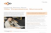 Lingotek Partner Sheet The Translation NetworkJul 27, 2016  · resulting in the most downloaded modules in the industry. • Better Than Proxy: By going with Lingotek, you maintain