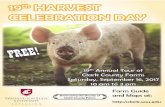 CELEBRATION DAY - WSU Extensionextension.wsu.edu/.../36/2014/04/2017-Harvest-Celebration-Program.… · Harvest Celebration Quick Guide - Please see farm descriptions for complete
