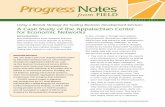 Progress Notes - The Aspen Institute · A Case Study of the Appalachian Center for Economic Networks Progress Notes ... and Citi Foundation in support of FIELD’s Scale Academy for