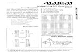 Maxim Integrated Products 1 For pricing, delivery, and ordering … · 2004-01-19 · BIT 1 (MSBI 2 BIT 3 BIT N Digital Inputs (DTL/TTUCMOS Compatible) MX7520: N = 10 MX7521: N =