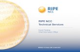 RIPE NCC Technical Services - MENOG · Kaveh Ranjbar - MENOG 15 - 02/04/2015 Where we’re going Technical Services •We aim to reach 10,000 active probes this year •This should