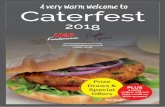A very warm welcome to Caterfest - jmpfoodservice.co.uk€¦ · large and small, that have leveraged our expertise in product sourcing and importing to optimise the supply chain and