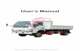 ...Dump Truck Whatsapp: +86 136 4729 9000 +86 159 7192 0800 OWNER'S MANUAL Email: info@ceectrucks.com tom@ceectrucks.comPreface Thank you for purchasing our products. For better using