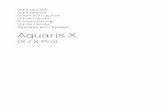 Aquaris X XPro QSG€¦ · Quick start guide Guide rapide Kurzanleitung Guida rápida KpaTKaq ... The guidelines on exposure to radio waves use a unit of measurement krw.vn as the
