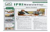 I I PR IPRI Newsletter - ipripak.orgMonthly IPRI Newsletter Vol. 3, No. 5 May 2015 PR I I IPRINewsletter Political Reforms in Federally Administrated Tribal Areas (FATA) r. Naveed