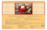 The Parish Family of St. Christopher and St. Sylvia November 20, 2016 · Look What’s Happening at St. Christopher and St. Sylvia Parish! Grades 1—6 NO CLASSES Wednesday, November