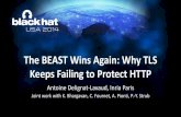The BEAST Wins Again: Why TLS Keeps Failing to Protect HTTP...The BEAST Wins Again: Why TLS Keeps Failing to Protect HTTP Antoine Delignat-Lavaud, Inria Paris Joint work with K. Bhargavan,