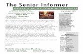 The Senior Informermolallaadultcenter.com/wp-content/uploads/2017/09/Sept-17-Senior... · Brittney Closner, Client Service Rep. Jodi Lee-Hill, Financial Mgr. Samantha Butler Nutrition