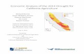 Economic Analysis of the 2014 Drought for California ... · Drought water shortage conditions were developed in consultation with the Drought Task Force, DWR and local water providers.