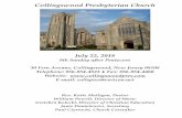 Collingswood Presbyterian Church 7/7/2018 آ  Collingswood Presbyterian Church July 22, 2018 9th Sunday