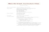 Marc De Graef: Curriculum Vitae - Carnegie Mellon MSEneon.mems.cmu.edu/degraef/resume.pdf · Marc De Graef: Curriculum Vitae November 20, 2015 Place and date of birth Antwerp (Belgium),