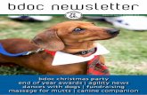 bdoc christmas party end of year awards | agility news ...bdoc.asn.au/files/newsletter/2014/BDOCNewsletter_v07e03.pdf · Volume E7 Issue E3 DECEMBER 2014 BElCOnnEn DOg OBEDIEnCE CluB