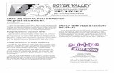 COMMUNITY SCHOOLS DISTRICT NEWSLETTER JUNE/JULY 2019 JU… · COMMUNITY SCHOOLS DISTRICT NEWSLETTER Thank You Volunteers I would like to thank all the volunteers that we have had