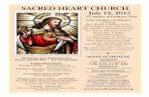 SACRED HEART CHURCHsacredheartmanoa.org/bulletin/Bulletn-20150712.pdf · 2015-07-10 · and will resume in September! If you have an urgent need H.O.P.E services, please leave a message