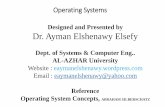 Designed and Presented by Dr. Ayman Elshenawy Elsefy · Designed and Presented by Dr. Ayman Elshenawy Elsefy Dept. of Systems & Computer Eng.. AL-AZHAR University Website : eaymanelshenawy.wordpress.com